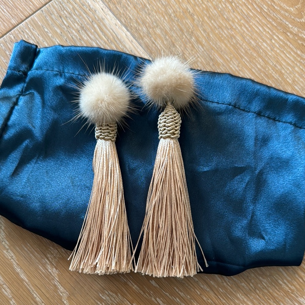 Mink Earrings